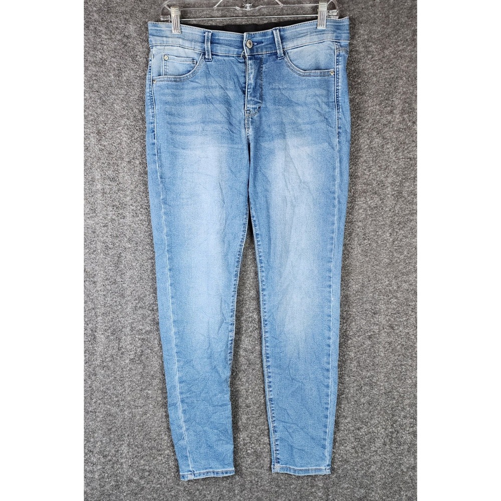 Curve Appeal Jeans Women 10/30 VFM00132X Light Blue Skinny Stretch EUC